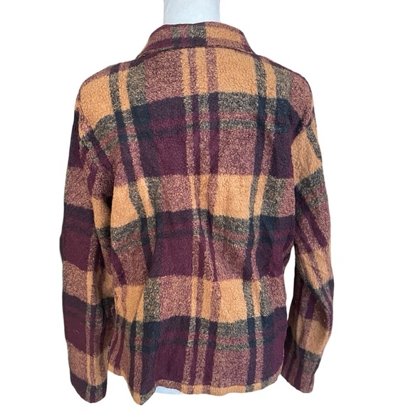 Paul Harris Design SPORT Zip-Up Plaid Jacket – Women’s (Bouclé Fleece) - Picture 5 of 9